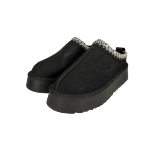 Preppy Slip on Clogs French‎ Connection Black Casual Platform Slippers 9/10